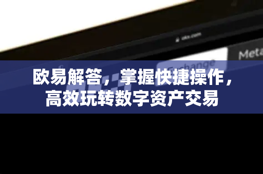 欧易解答，掌握快捷操作，高效玩转数字资产交易-第1张图片-欧易OKX 官网下载 | 官方移动客户端 - 桌面端