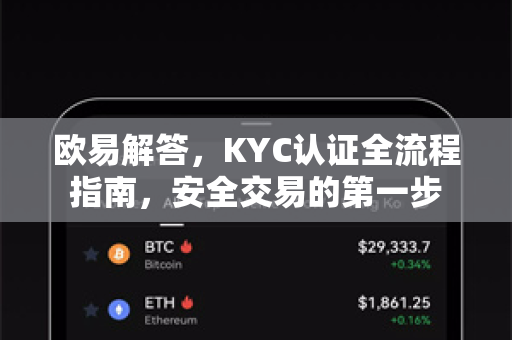 欧易解答，KYC认证全流程指南，安全交易的第一步-第1张图片-欧易OKX 官网下载 | 官方移动客户端 - 桌面端